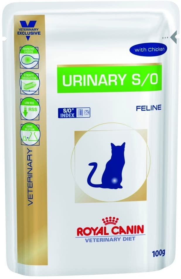  ROYAL CANIN Cat Urinary Chicken Comida para Gatos - Paquete de 12 x 100 gr - Total: 1200 gr 