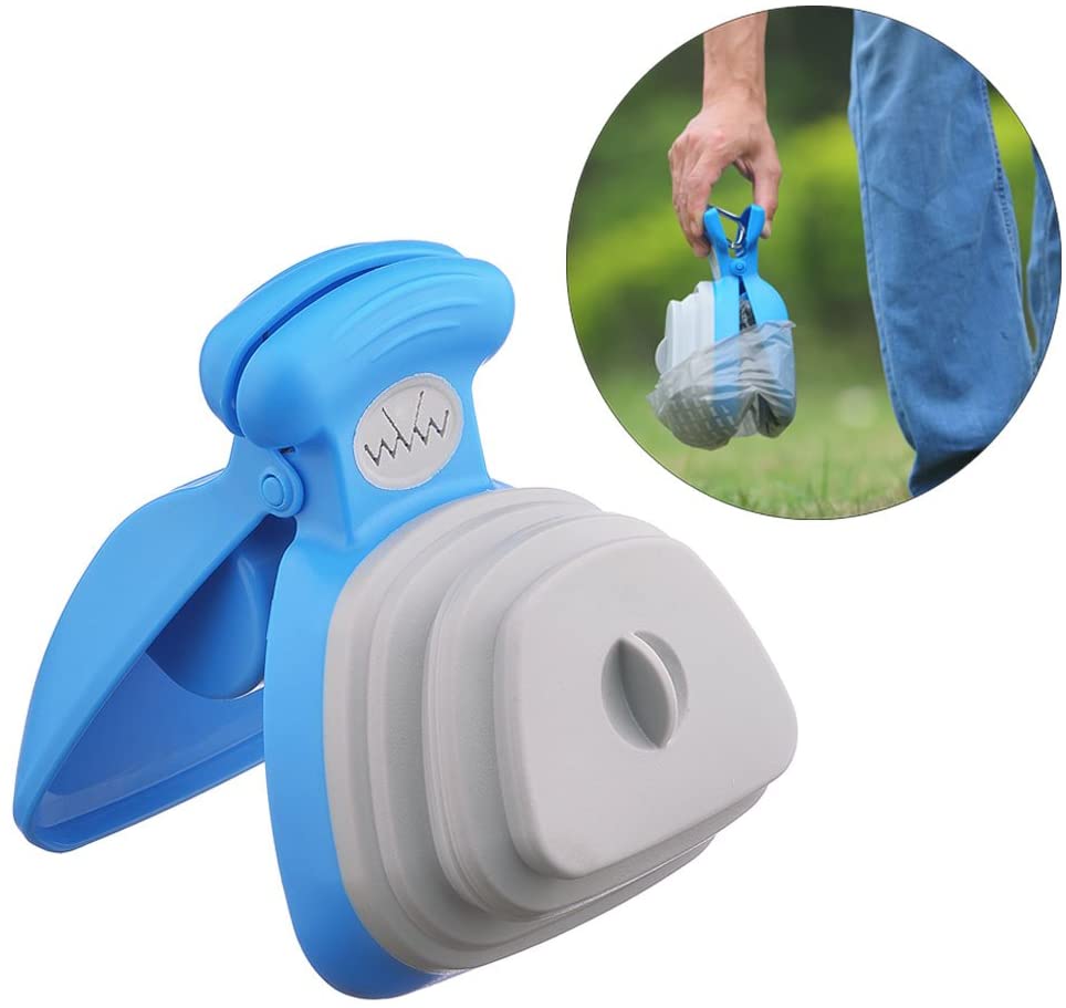  RoyalCare Nuevo Perro Pooper Scooper, Cuchara para Perro portátil con el dispensador de la Bolsa de desecho, Yard Pooper Scooper,Scooper de Mano 