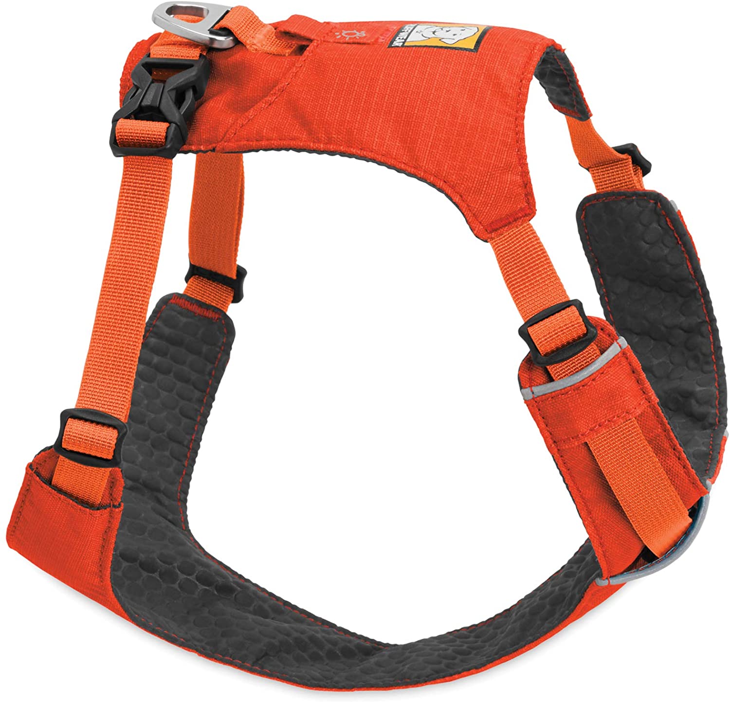  RUFFWEAR Contenido: 1 arnés Ligero para Perro, Talla XS, Color Rojo, Peso: 68 g, Material: Nailon/Espuma de células Cerradas, arnés de Alta y luz, 3082-601S1 