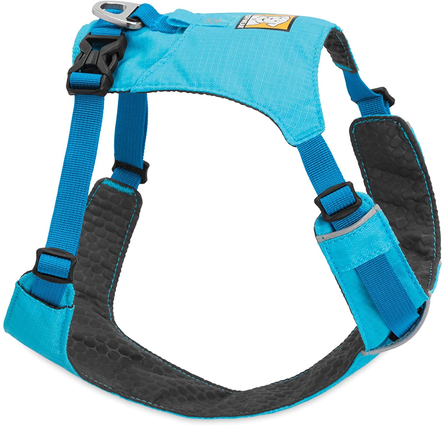  RUFFWEAR Contenido: 1 arnés Ligero para Perro, tamaño Grande/Extragrande, Color Azul, Peso: 159 g, Material: Nailon/Espuma de célula Cerrada, arnés Alto y Ligero, 3082-409LL1 