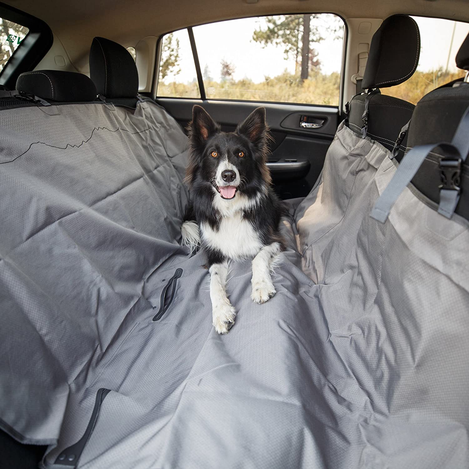  RUFFWEAR - Funda para Asiento de Coche y Hamaca para Perro, Talla única, Color marrón 