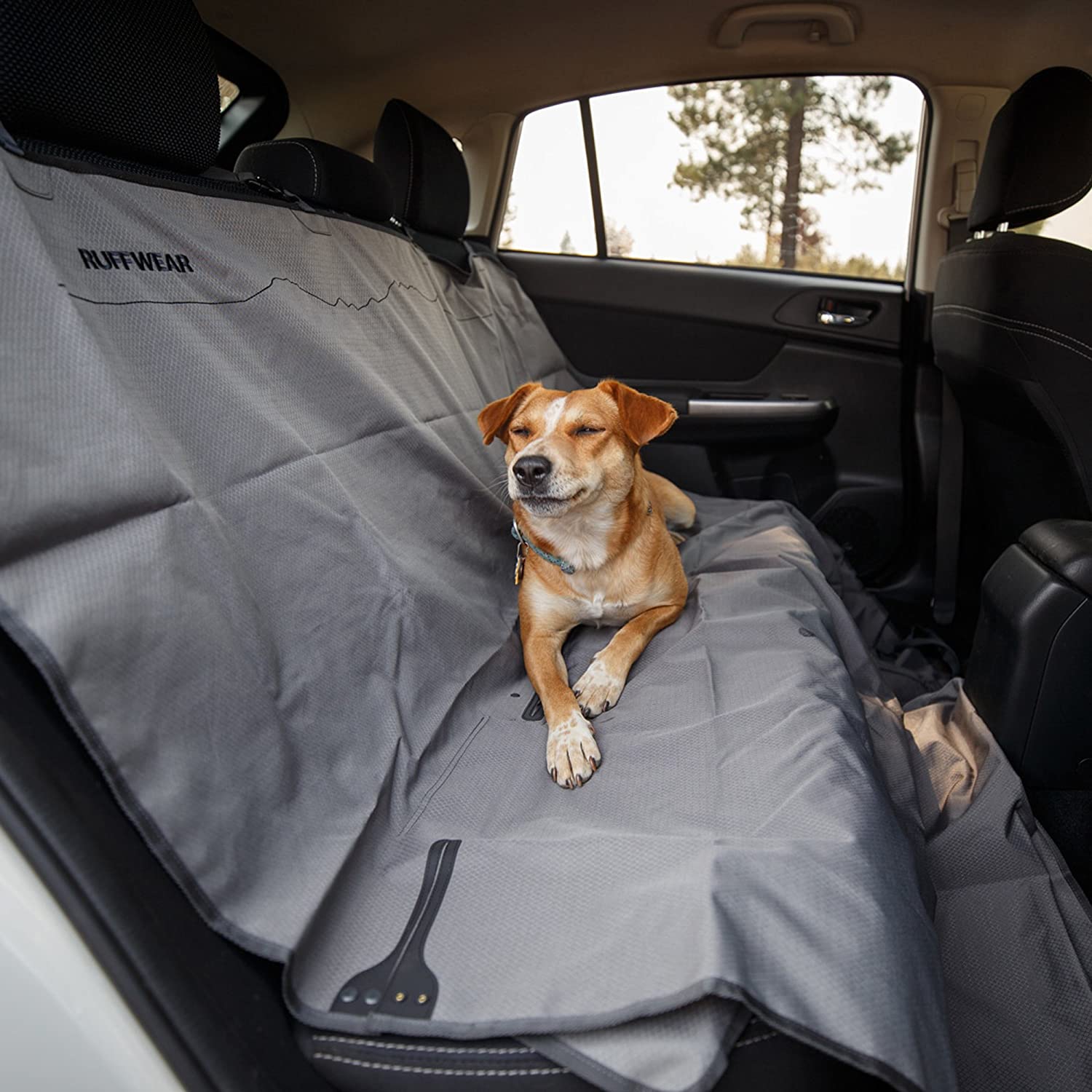  RUFFWEAR - Funda para Asiento de Coche y Hamaca para Perro, Talla única, Color marrón 