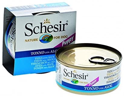  Schesir comida humeda para cachorros lata [2 Variedades] 