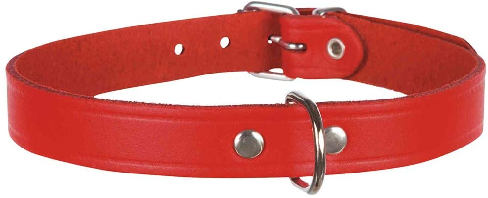  Serie TRIXIE Basic piel collar correa ramal y acoplador para perros [3 colores] 