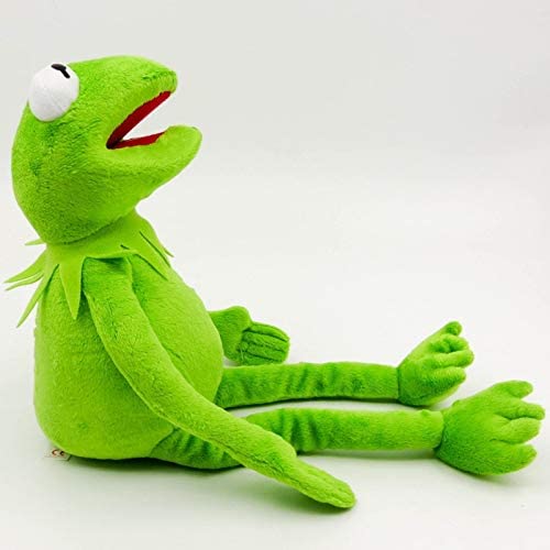  shenlanyu Juguete de Peluche 40 Cm Divertido Kermit Peluche Peluche Sésamo Calle Ranas Muñeca Juguete Suave Kermit Juguete Niños Cumpleaños Regalo Fiesta Broma Juguete 