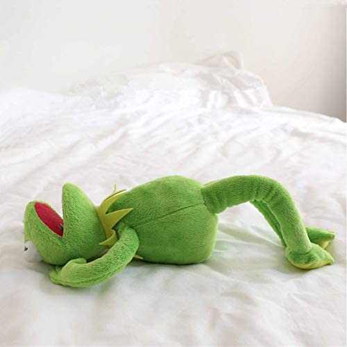  shenlanyu Juguete de Peluche 40 Cm Divertido Kermit Peluche Peluche Sésamo Calle Ranas Muñeca Juguete Suave Kermit Juguete Niños Cumpleaños Regalo Fiesta Broma Juguete 