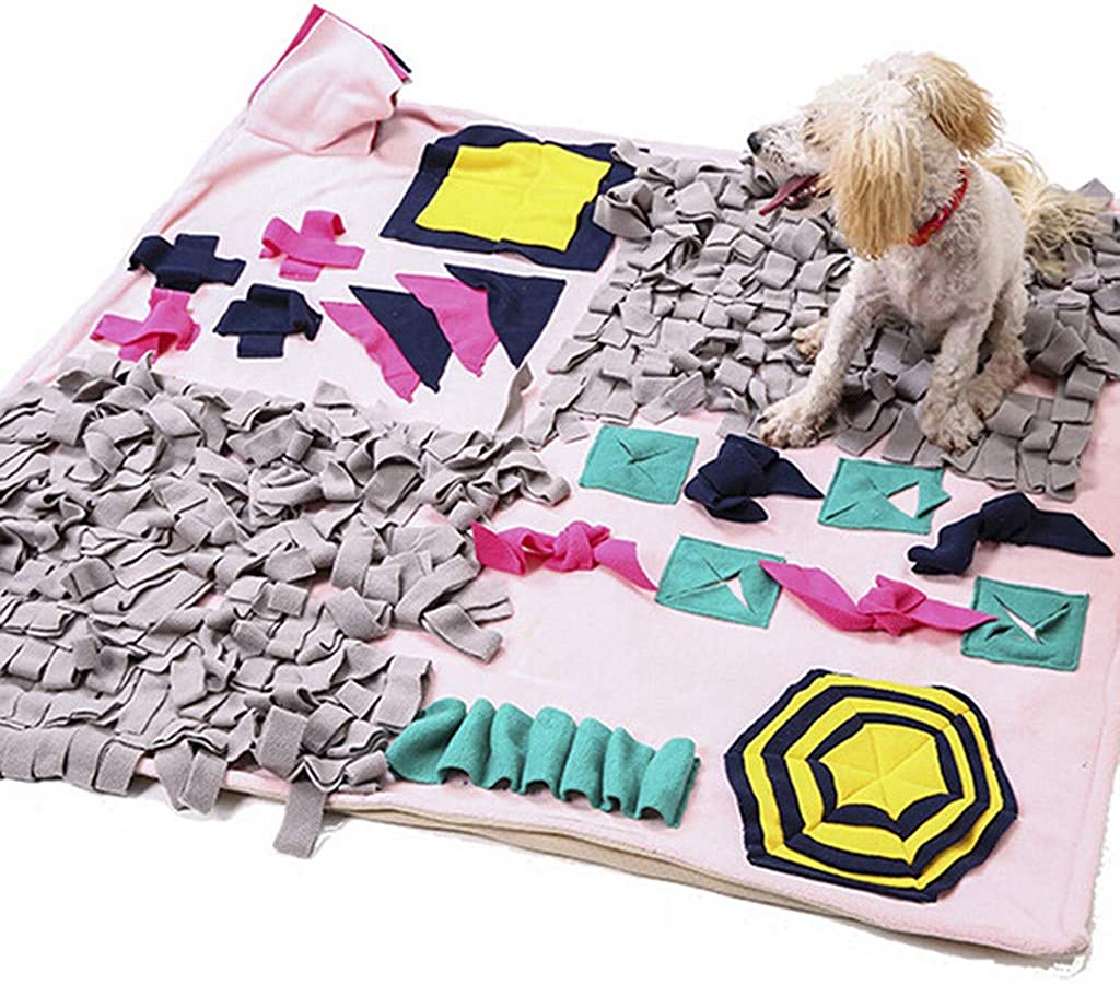  Snuffle Mat para Alfombrilla de Entrenamiento para Perros Alimento Alfombra de Juego Juguetes Interactivo Manta Mat Mascotas Suave Durable Aprendizaje Habilidades Naturales de Forrajeo HULKY 