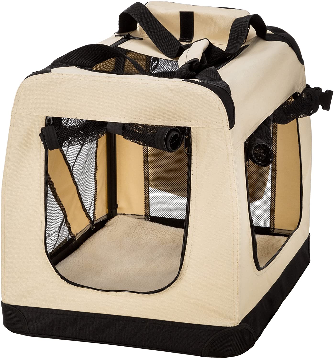  TecTake Transportín Plegable para Perros Jaula de Transporte Bolsa Viaje - Varias tamaños - (M | No. 401038) 