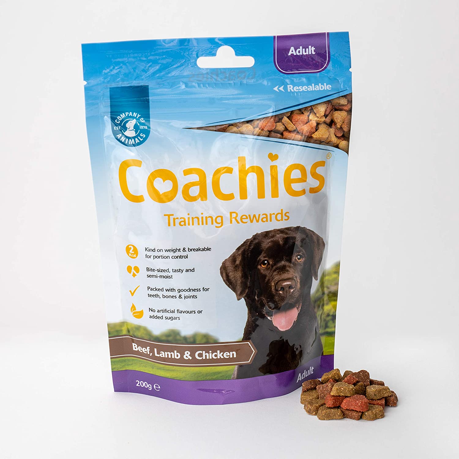  The Company of Animals 0886284542609 - Coachies Training Treats 200 gr. - 1 Unidad 