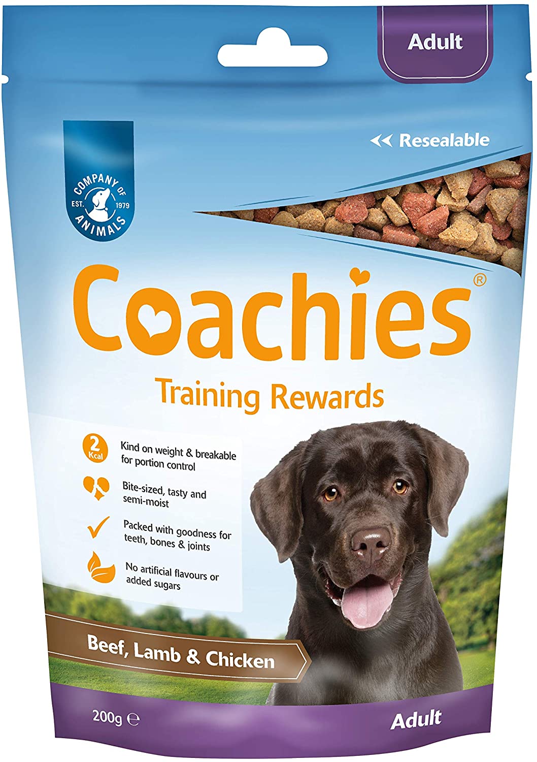  The Company of Animals 0886284542609 - Coachies Training Treats 200 gr. - 1 Unidad 