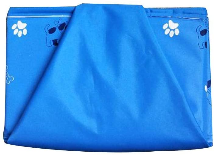  Tina de baño Plegable para Mascotas de la Piscina para Perros Tina de baño del Gato para Perros Bañera Plegable de PVC con tomacorriente antiarañazos de Bolas de Juguete acuático, Azul, 80 20 cm 