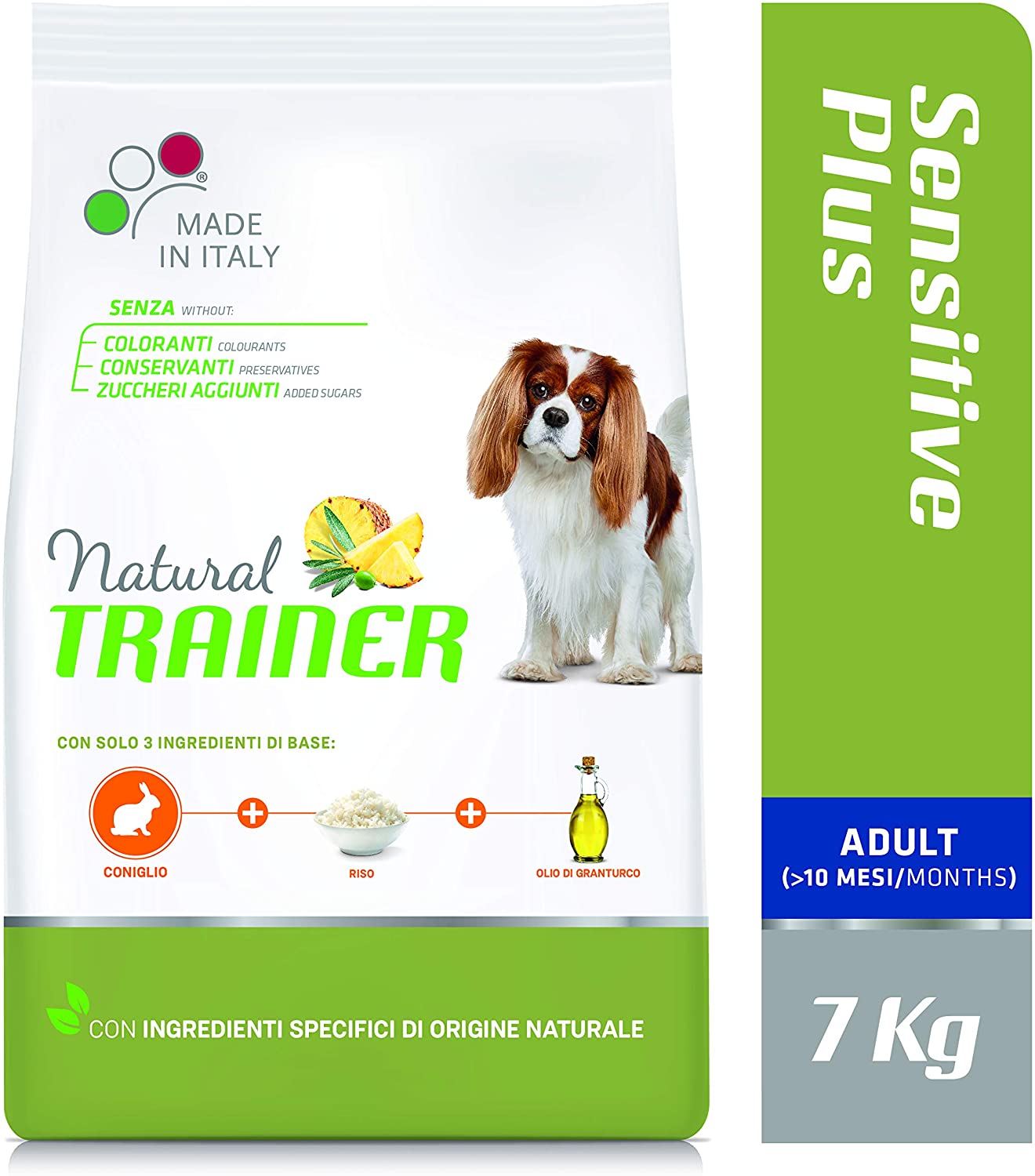  Trainer Sensitive No Grain SmallToy Adult con Conejo, piseles, Aceite, 7000 g 