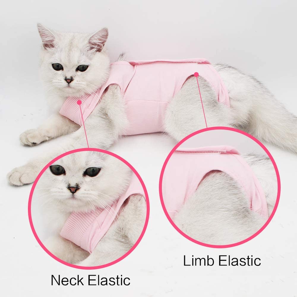  Traje de recuperación Profesional para heridas Abdominales o Enfermedades de la Piel, Alternativo para Gatos y Perros, después de la cirugía, Ropa para el hogar 