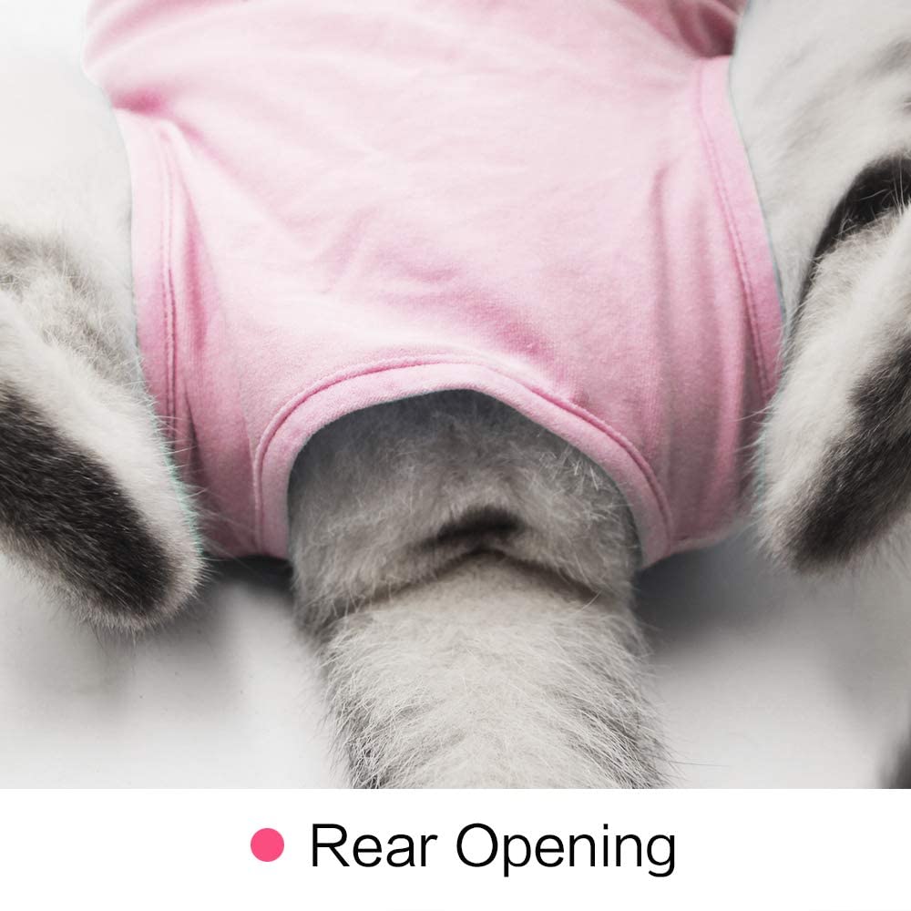  Traje de recuperación Profesional para heridas Abdominales o Enfermedades de la Piel, Alternativo para Gatos y Perros, después de la cirugía, Ropa para el hogar 