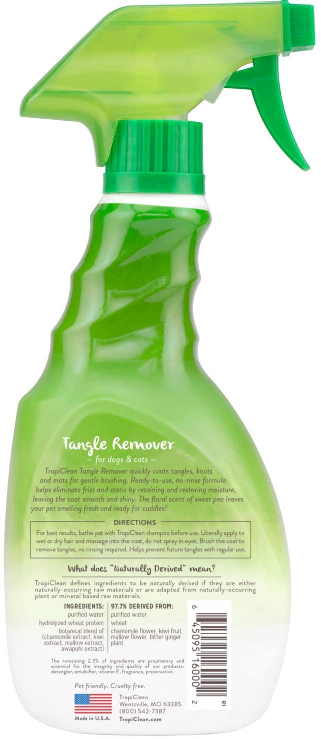  TROPICLEAN 0645095160002 - Tangle Remover desenredante 473 ml 