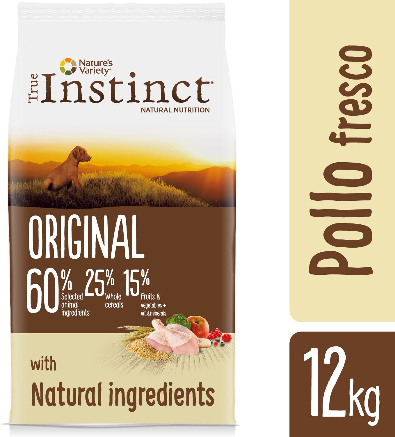  True Instinct Original Pienso para Perros Medium Adult con Cordero - 12000 gr 