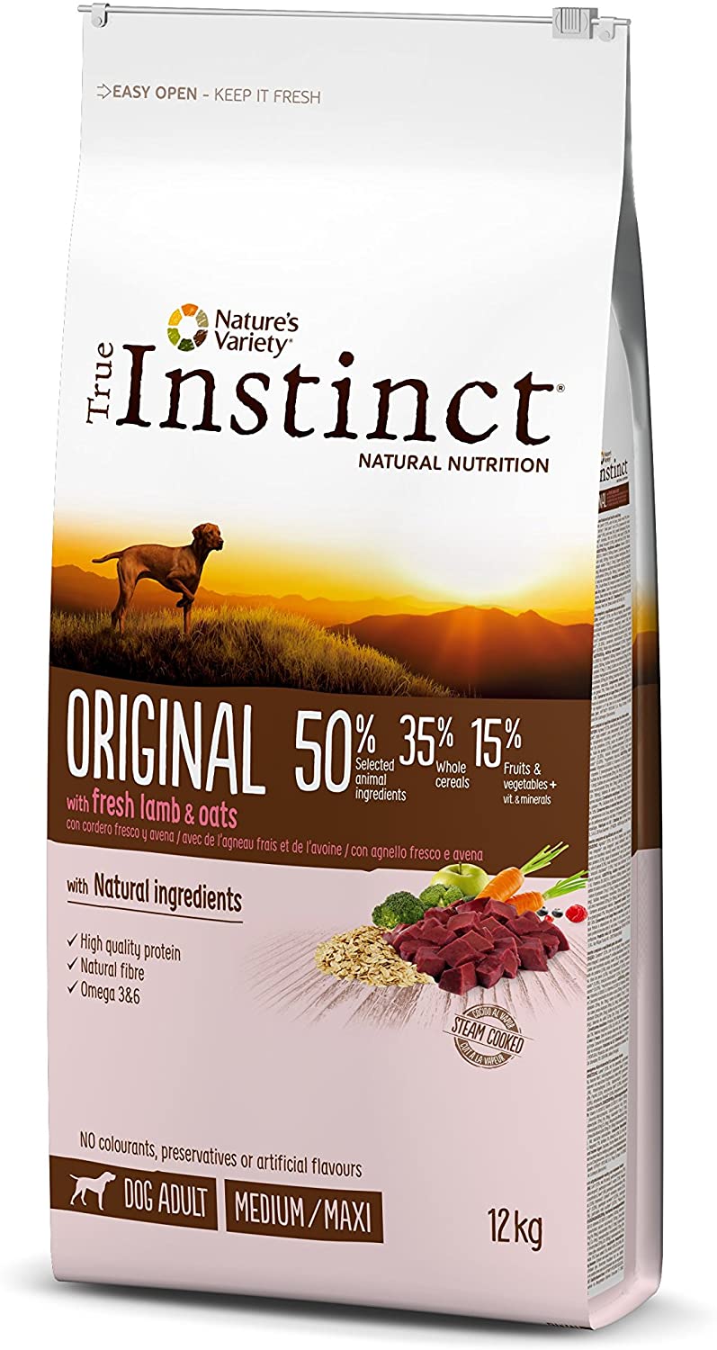  True Instinct Original Pienso para Perros Medium Adult con Cordero - 12000 gr 