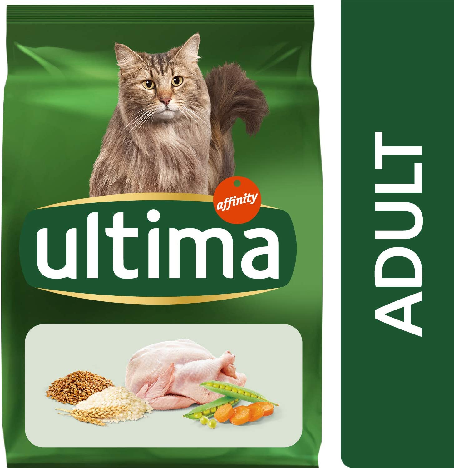  ultima Pienso para Gatos Adultos con Pollo - Pack de 4 x 1,5 kg, Total: 6 kg 