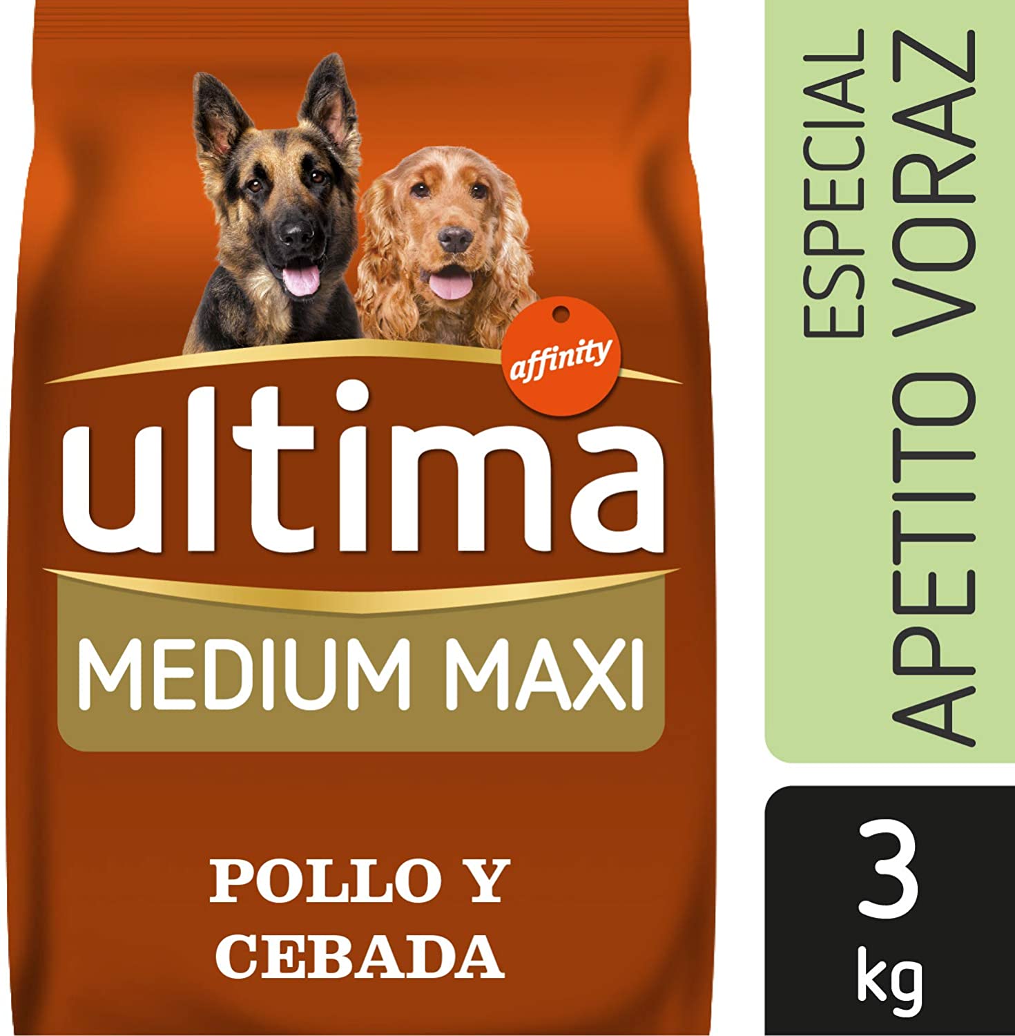  ultima Pienso para Perros Apetito Voraz - 3000 gr 