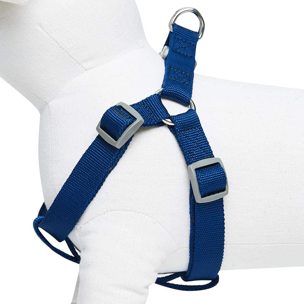  Umi. Essential Classic - Arnés para perros M, contorno del pecho 51-66 cm, arneses ajustables para perros (azul marino) 