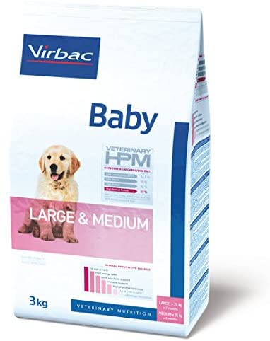  Veterinary Hpm Virbac Hpm Dog Baby Large & Medium 12Kg Virbac 00159 12000 g 