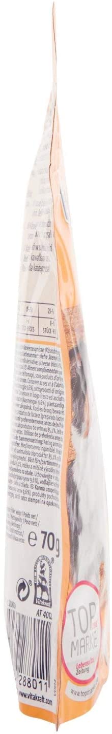  VITAKRAFT 1571260031 - Beef-Stick quadros para Perros de Queso 70 gr 