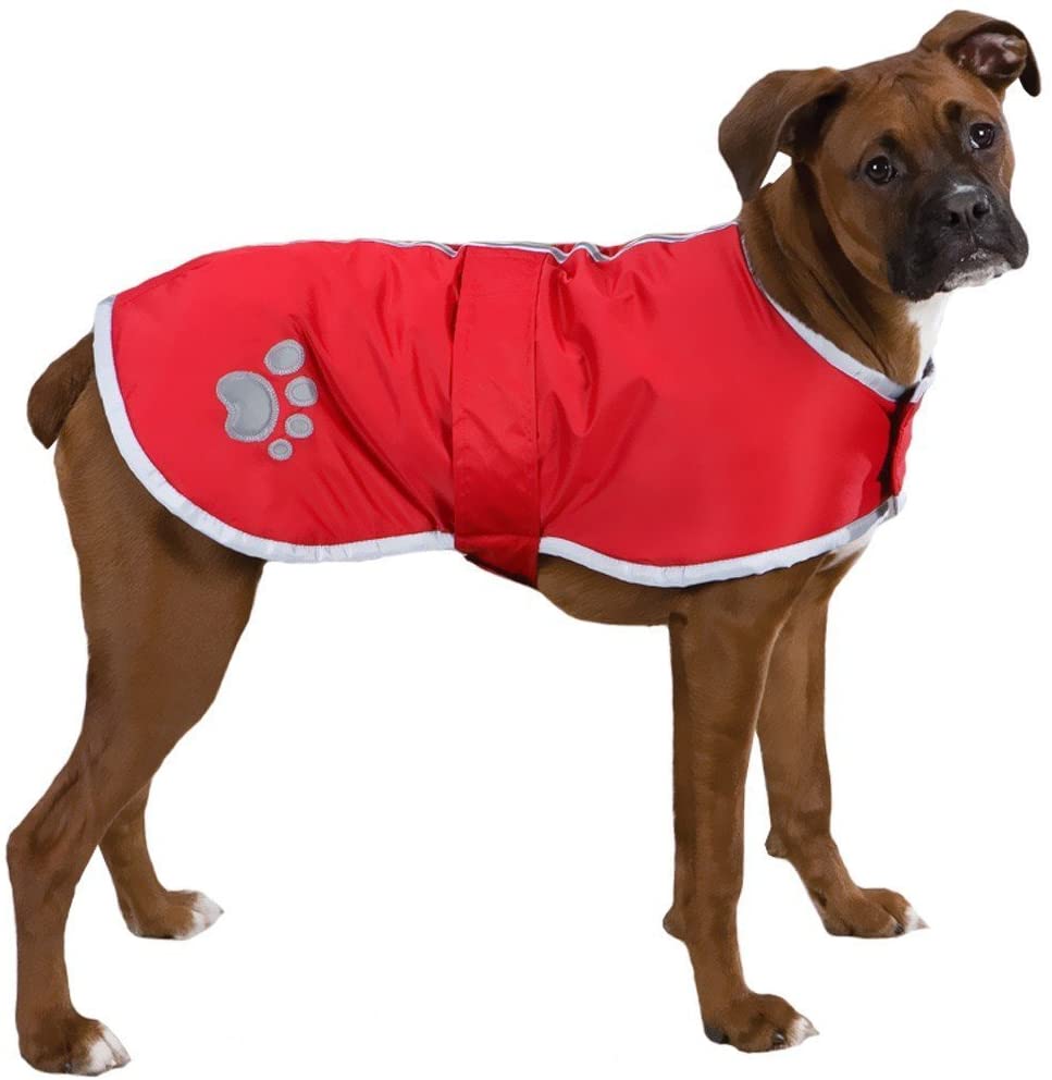  Vivi Bear abrigo para perros suéter para perros Con impermeable reflectante El diseño de velcro es fácil de ajustar Chaleco de invierno Adecuado para cachorros,perros de tamaño mediano y perros grande 