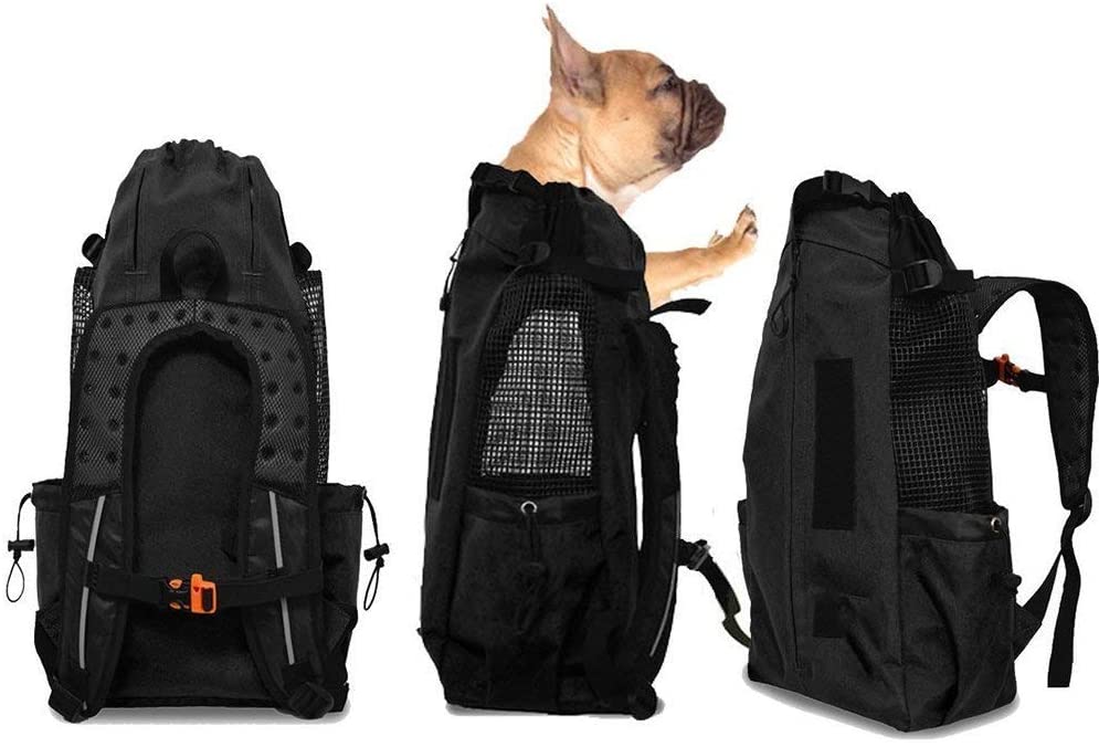  WLDOCA Mochila del Perro,Bolso para Perros Cachorros Portátil Y Seguro, Portador De Transporte De Mascotas para Viajar/Senderismo/Camping 