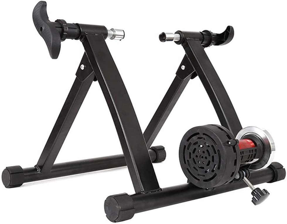  YAzNdom Bicicleta Turbo Trainer Bicicleta Estática Ejercicio Trainer Soporte Plegable del Soporte De Bicicletas For Bicicletas De Montaña Y Carretera Apto para Uso en Interiores 