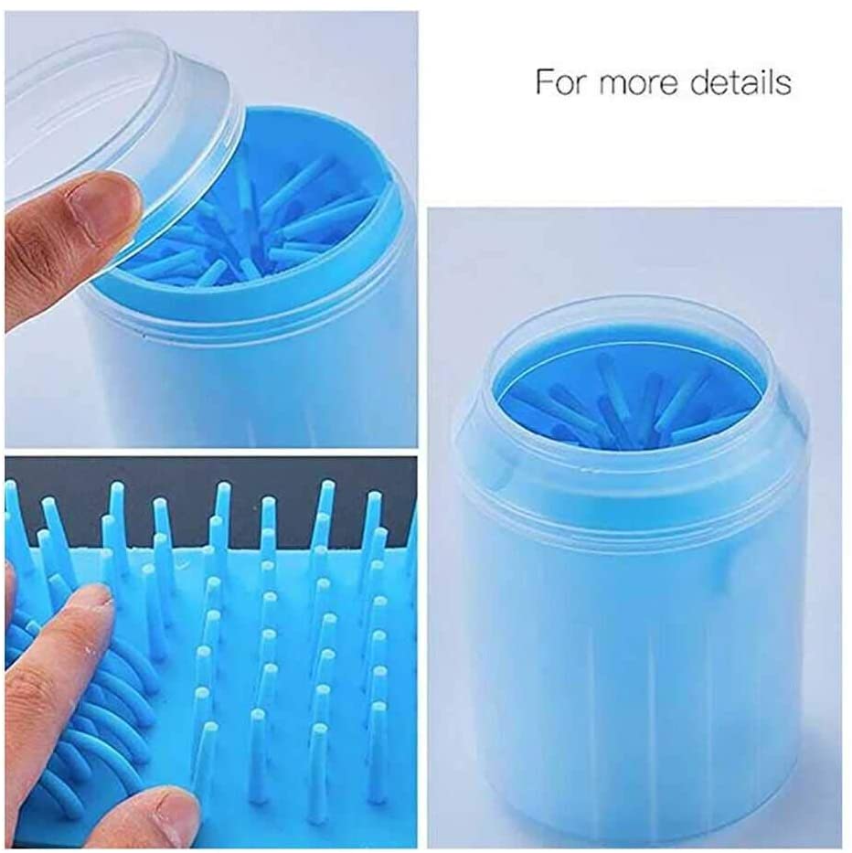  yilei Limpiador De Patas Suaves para Perros Pequeños Grandes Taza De Limpieza Cepillo De Silicona Pata De Silicona Lavado Portátil Pie De Mascota Rápidamente Lavado Tazas De Aseo XS/Verde 