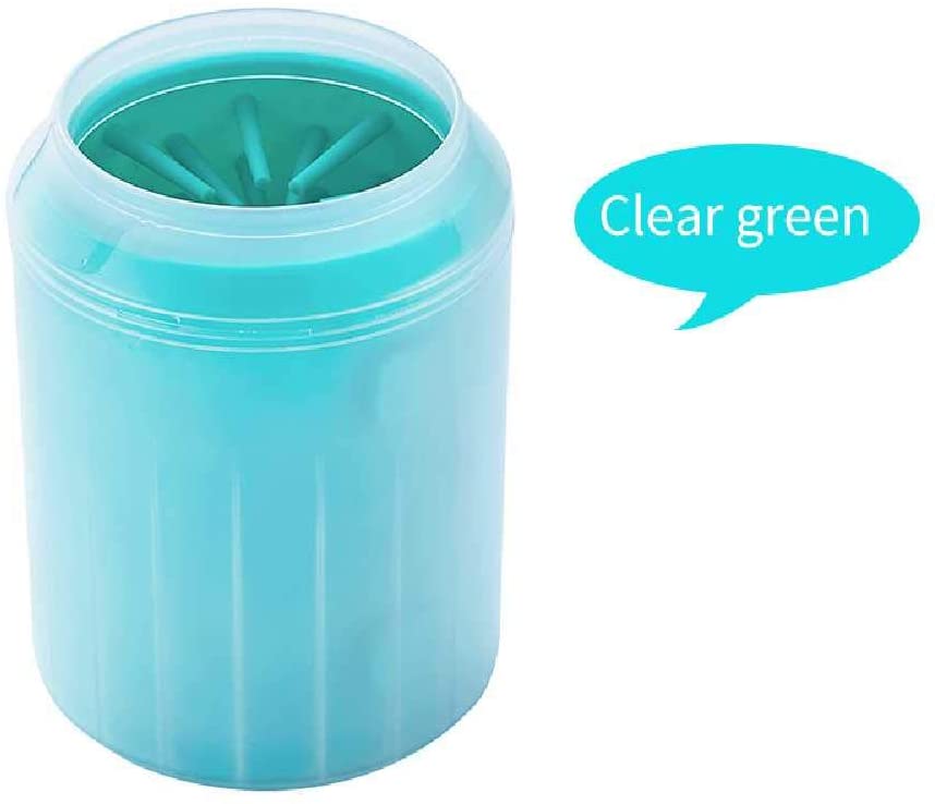  yilei Limpiador De Patas Suaves para Perros Pequeños Grandes Taza De Limpieza Cepillo De Silicona Pata De Silicona Lavado Portátil Pie De Mascota Rápidamente Lavado Tazas De Aseo XS/Verde 