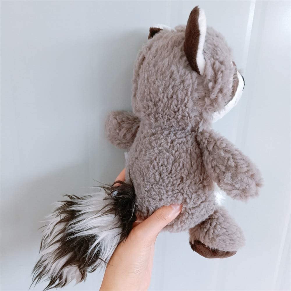  Ylout Kawaii Mapache De Peluche De Juguete De 25 Cm, Encantador Mapache Lindo Suave Animales De Peluche Muñeca Almohada para Niñas Niños Niños Bebé Regalo De Cumpleaños 