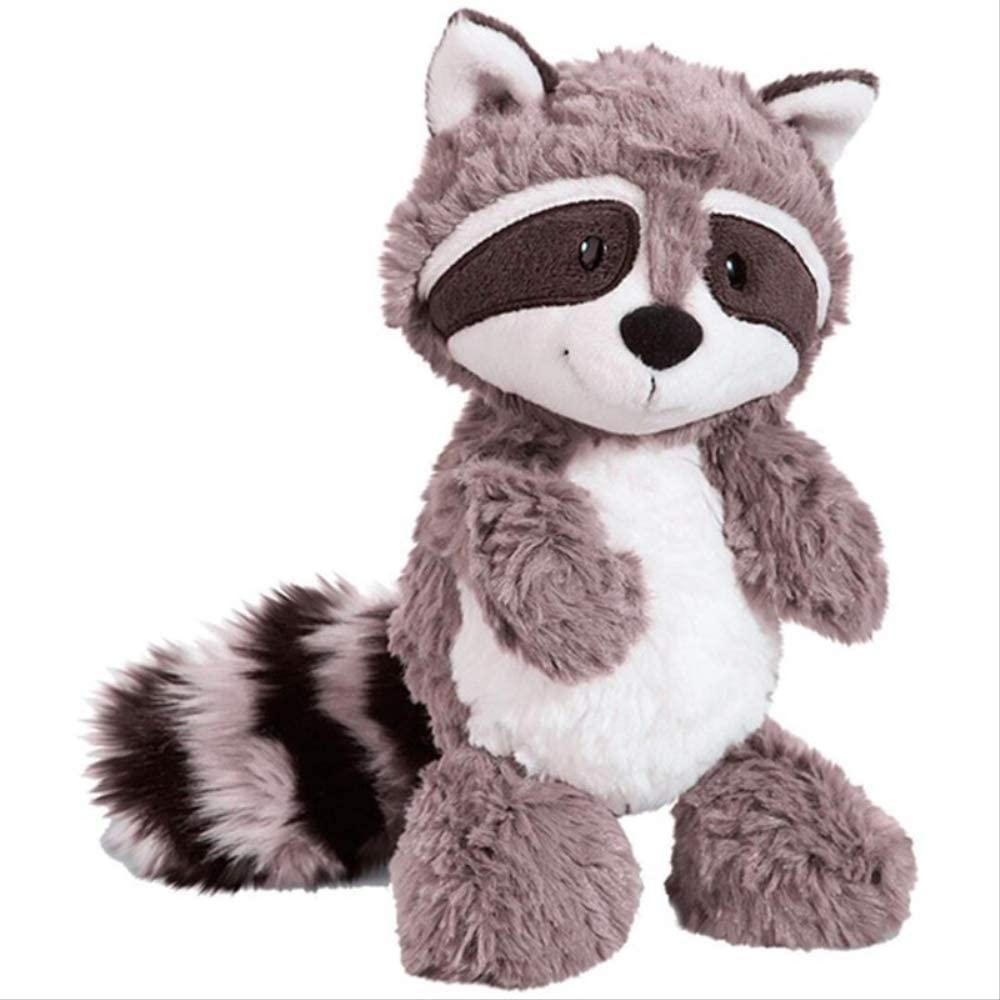  Ylout Kawaii Mapache De Peluche De Juguete De 25 Cm, Encantador Mapache Lindo Suave Animales De Peluche Muñeca Almohada para Niñas Niños Niños Bebé Regalo De Cumpleaños 