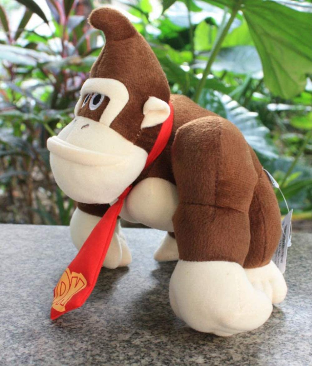  Ylout Peluche De Super Mario King Kong 25 Cm , Muñeca Mario Gorilla 