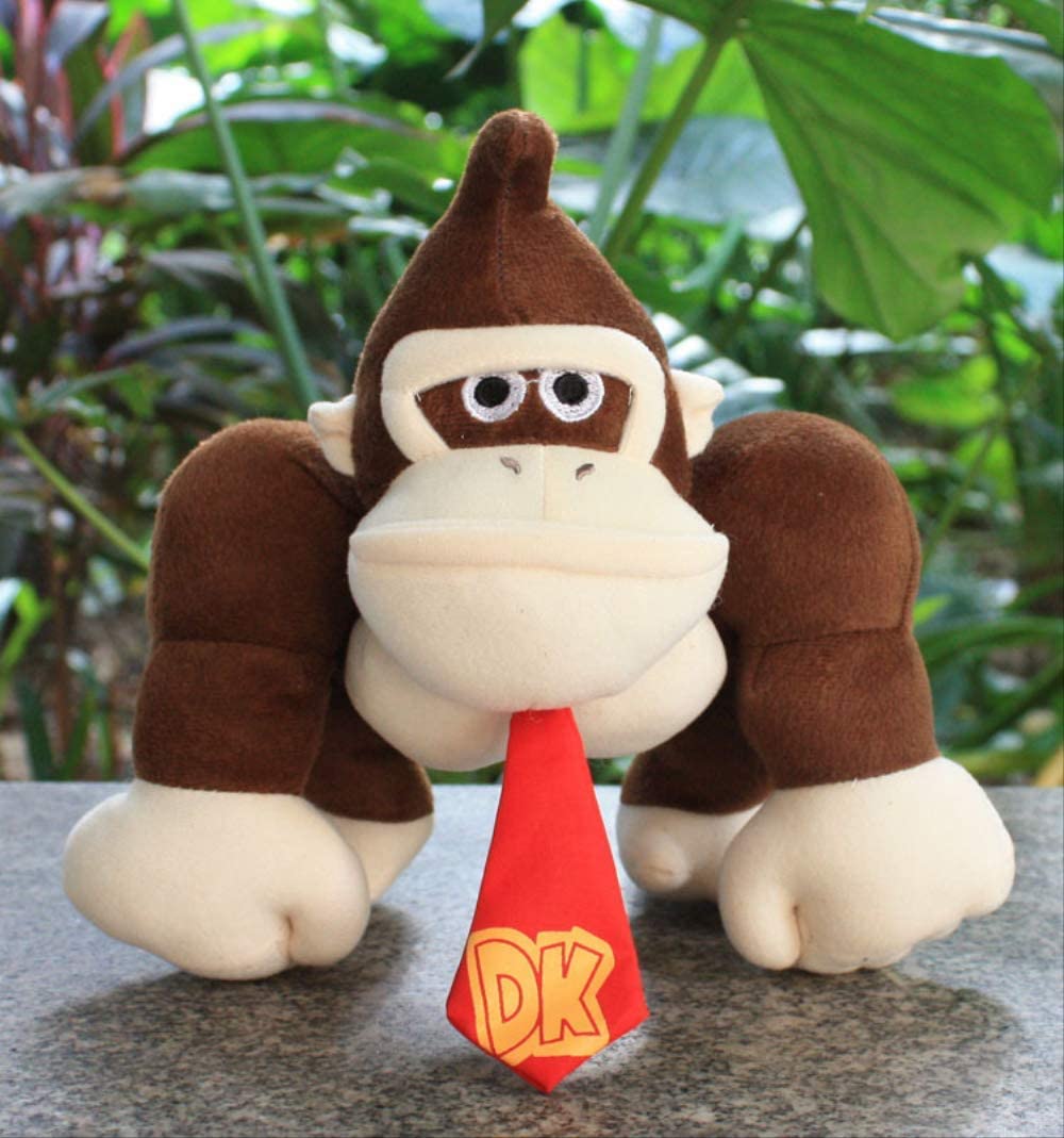  Ylout Peluche De Super Mario King Kong 25 Cm , Muñeca Mario Gorilla 