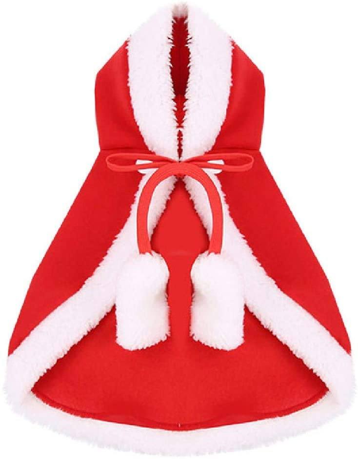  YUESJX - Gorro de Papá Noel para Navidad, Gato, Navidad, Disfraz, Gorro Rojo, Ropa, Fiesta, Abrigo para Perro 