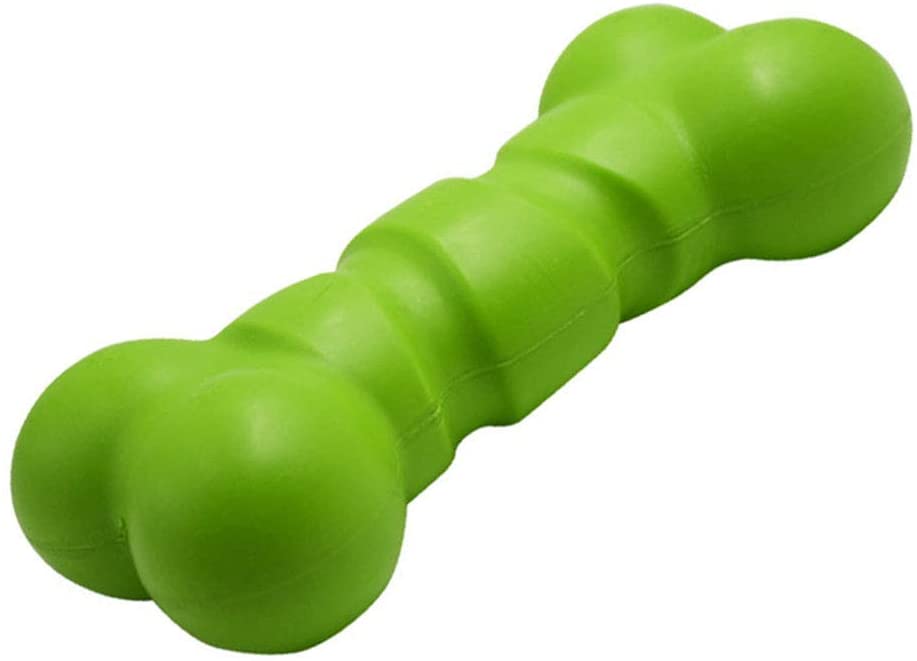  4 El Perro Del Paquete Chirria Los Juguetes, Forma Del Hueso, Flotando, Uso Conveniente De La Piscina, Juguete Interactivo Del Chew De La Limpieza Del Diente, Para Los Pequeños Perros Medios, El 17Cm Verde [Clase de eficiencia energética A]