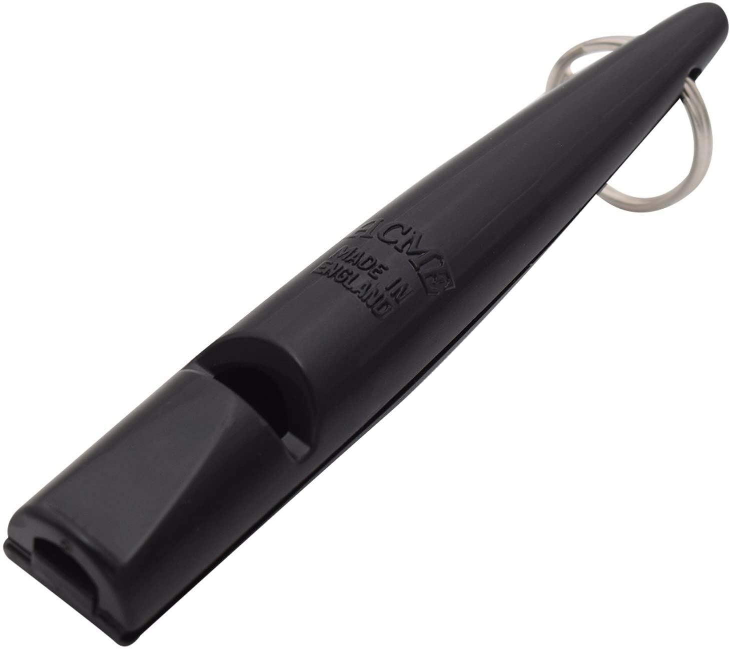  ACME silbato para perros con cordón - 211,5 - negro 