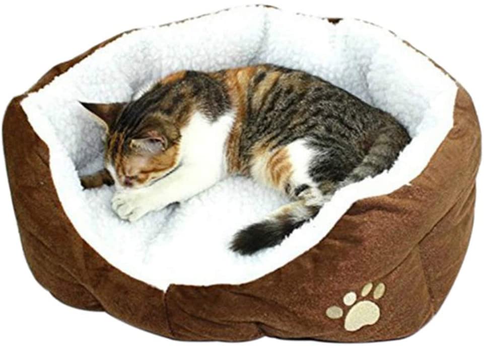  Aikesi Cama para Mascotas Caliente Suave Casa para Mascotas Cama para Perro Cama para Gato Mascotas Mat Perrera 