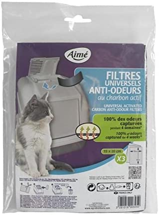  Aimé C652U Filtros Anti Olor - 3 Unidades 