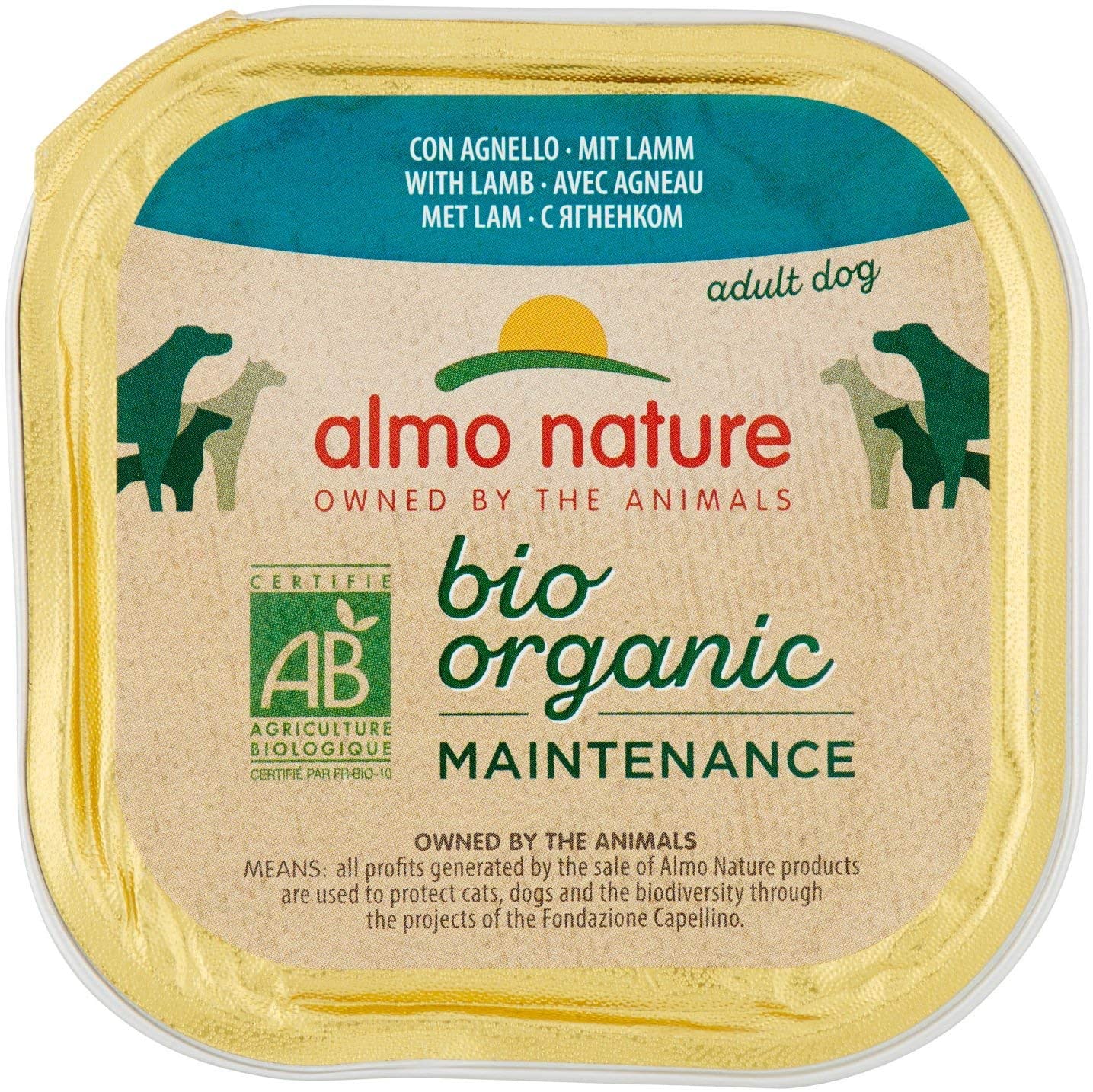  almo nature Daily Menu Bio Perros Forro con Cordero (1 x 300 g) 