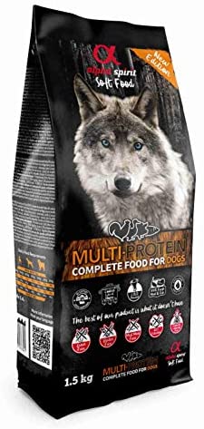  ALPHA SPIRIT Pienso Semihúmedo Perro Multiprotein Saco 1,5 Kg 