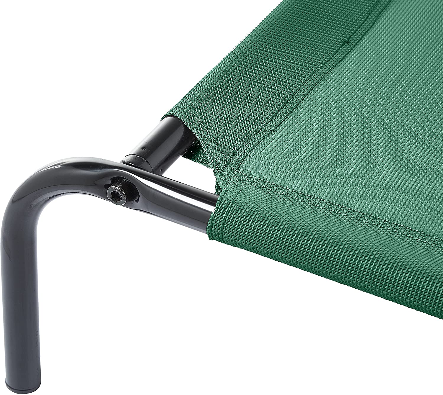  AmazonBasics - Cama para mascotas anticalor elevada, S, Verde 