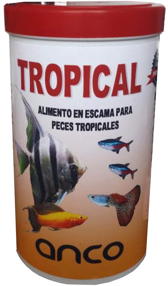  ANCO Comida en Escamas para Peces Tropicales (200 gr (1000ml)) 