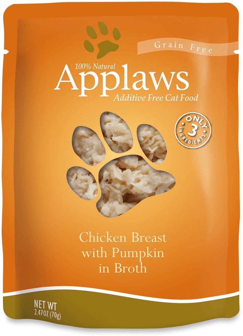  Applaws - Comida humeda para Gatos Gato Pouch Pollo y esparrago 70 gr 