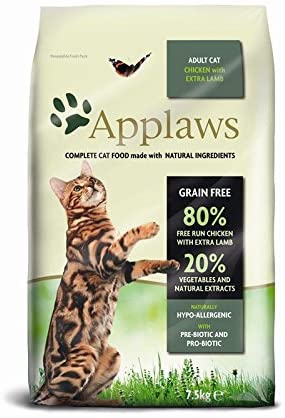  Applaws - Pollo seco para Gato con Cordero (7,5 kg) 