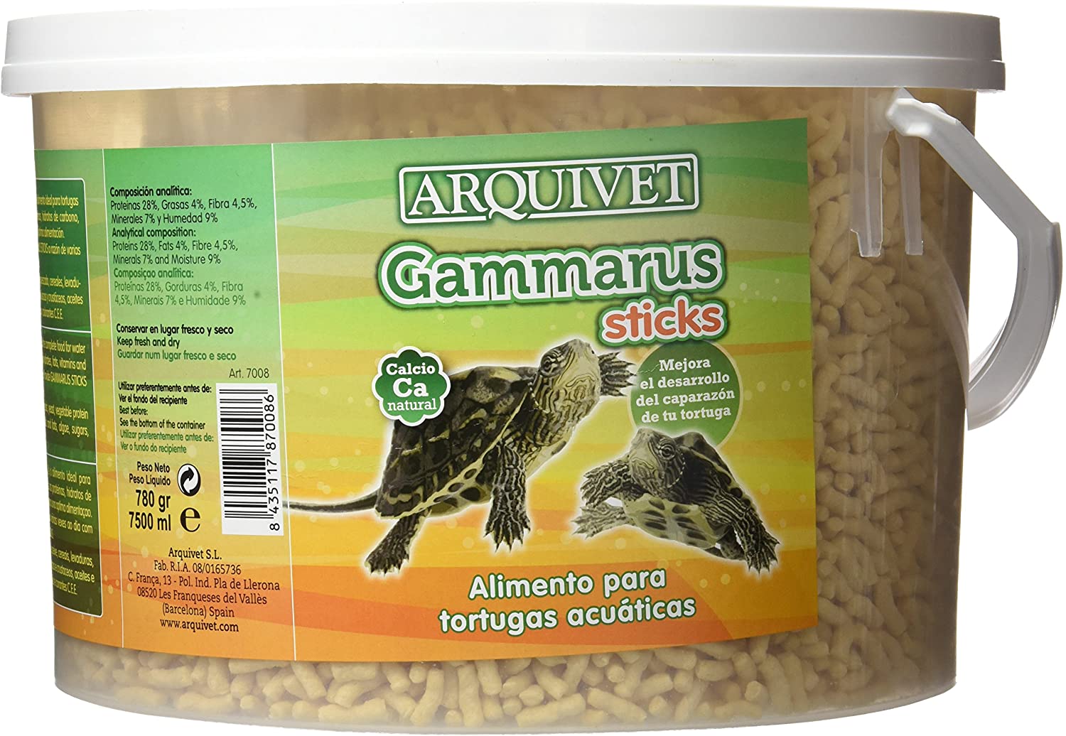  Arquivet Gammarus Sticks 7500 ml - 1080 gr 