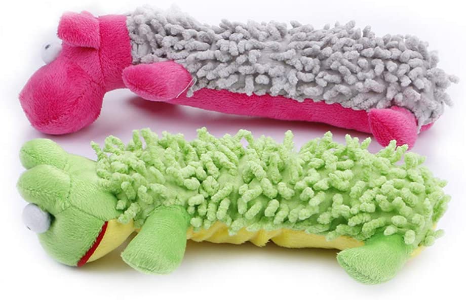  Balacoo Juguetes para Masticar Perros Cachorro Juguete de Peluche Chirriante El Juego Interactivo para Mascotas Hace Sonidos Divertidos para Que Los Perros Hagan Ejercicio Entretengan El Aburrimiento 