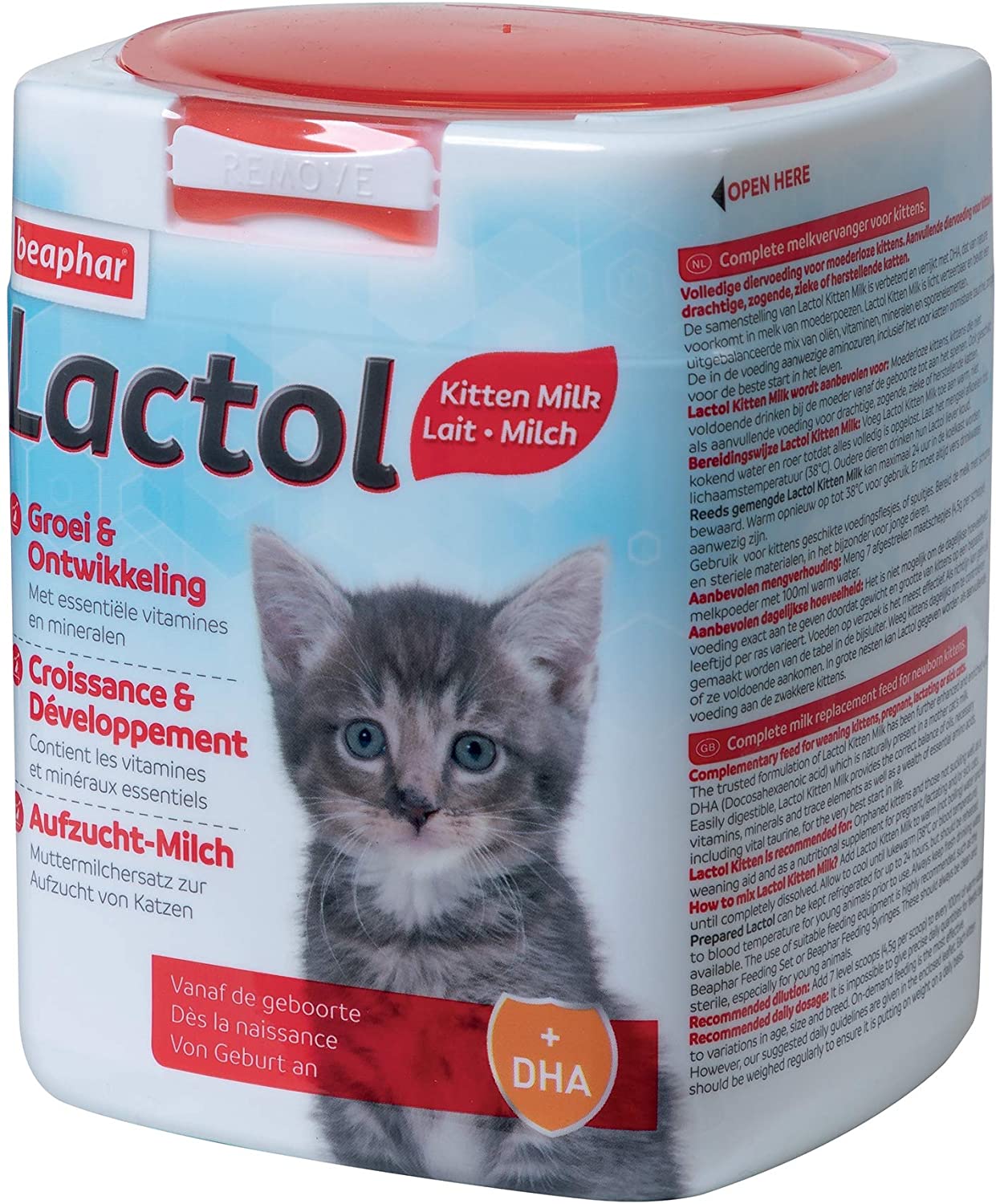  Beaphar Lactol Leche de sustitución para criar Cachorros de Gato 