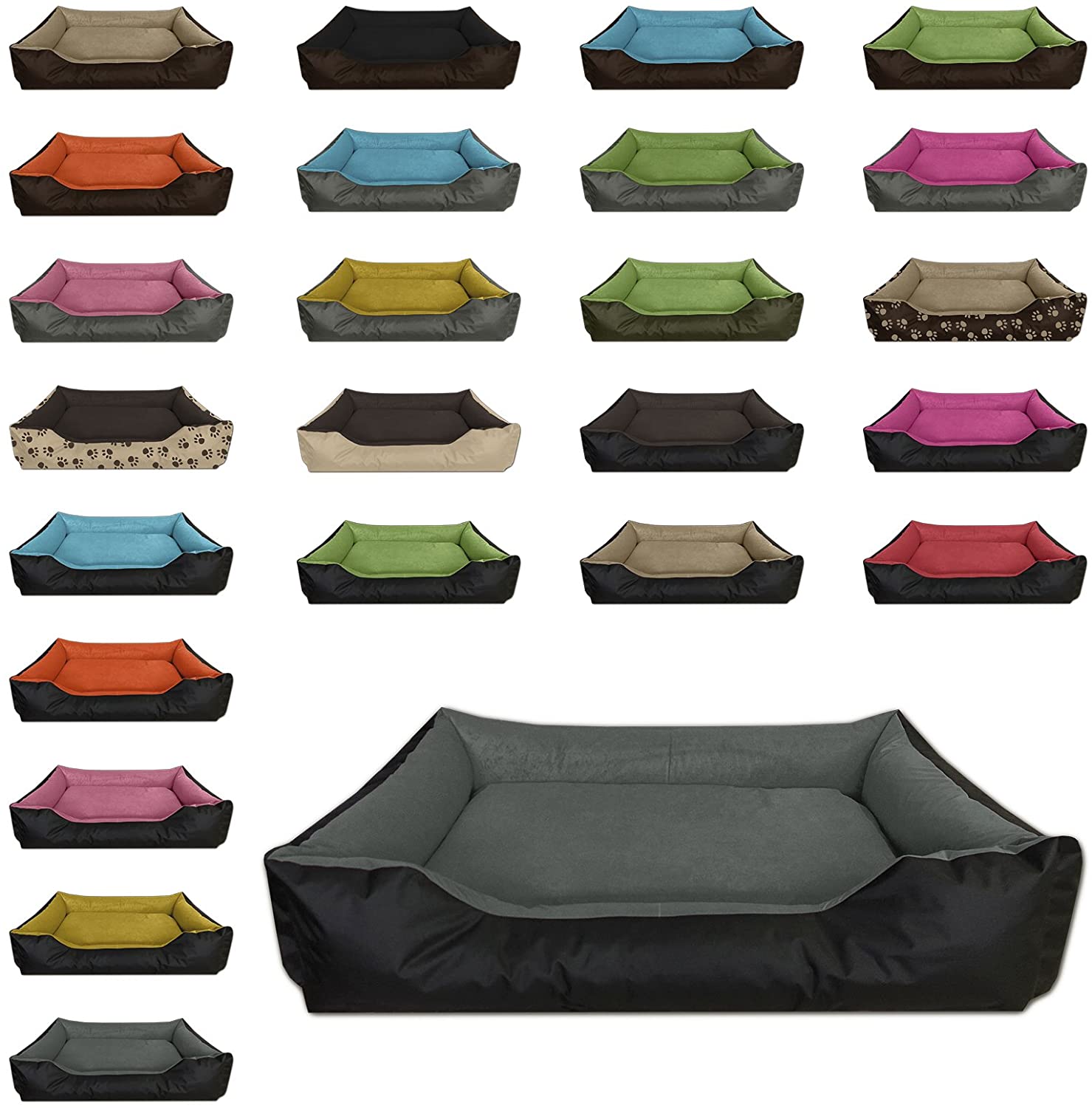  BedDog® LUPI colchón para Perro S hasta XXXL, 24 Colores, Cama para Perro, sofá para Perro, Cesta para Perro 